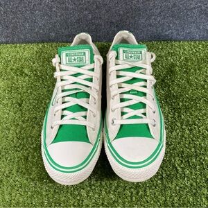 Converse Chuck Taylor All Star Cursive Retro Varsity Women Size 10 Green White